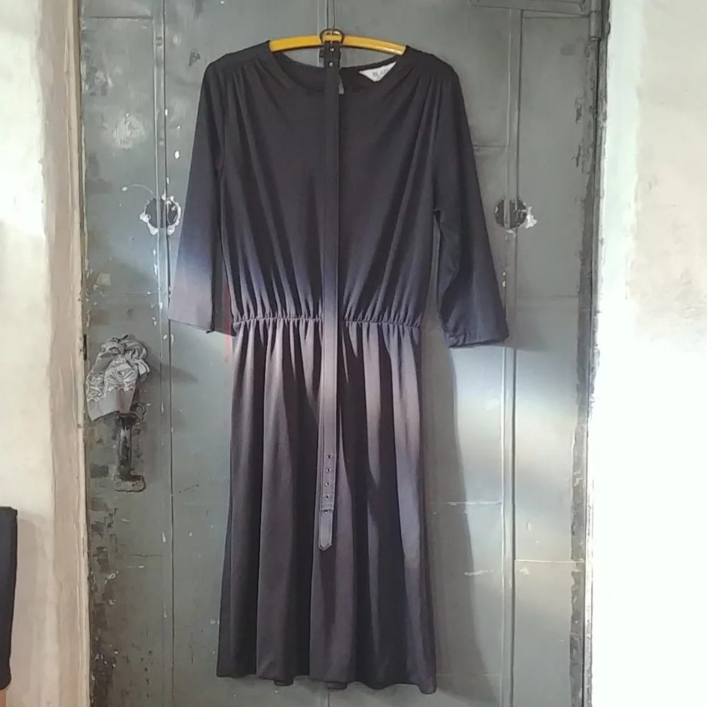 Med & Up Vtg Black Blair Dress - Picture 10 of 10